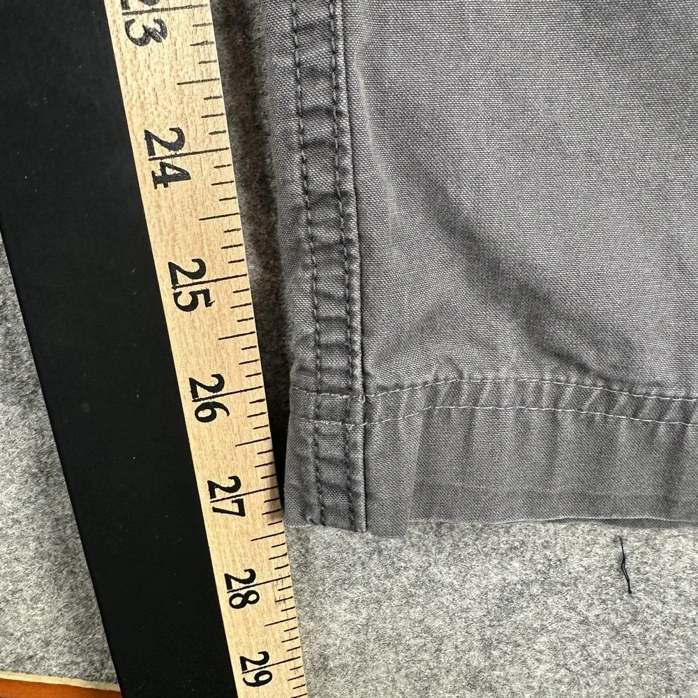 Vintage Nike Pants Mens 33 Gray Sportswear Cotton Cargo Zip Pocket
